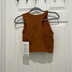 Lululemon Ribbed Tank Size 4 Brown NWT